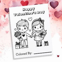 Der glückliche Valentinstag | Color-Me-Seite