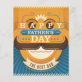 Der glückliche Vatertag Flyer