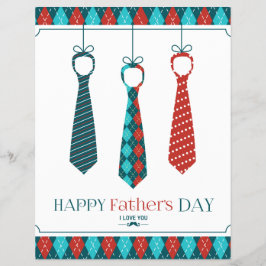 Der glückliche Vatertag Flyer