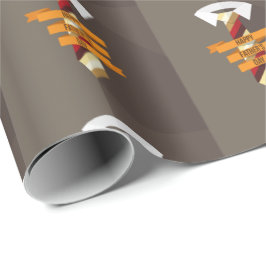 Der glückliche Vatertag Geschenkpapier