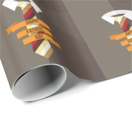 Der glückliche Vatertag Geschenkpapier