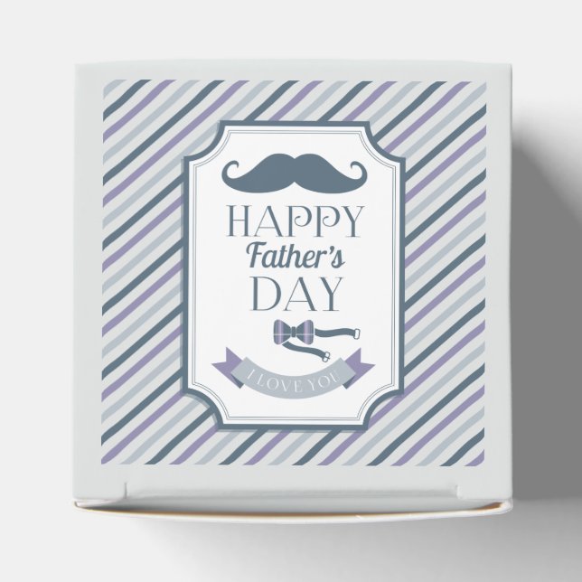 Der glückliche Vatertag Geschenkschachtel (Oben)