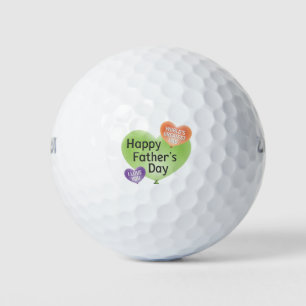 Der glückliche Vatertag Golfball