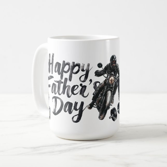 Der glückliche Vatertag Kaffeetasse (Vorderseite Links)