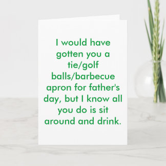 der glückliche Vatertag! Karte