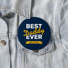 Der glückliche Vatertag | Personalisierte Schaltfl Button