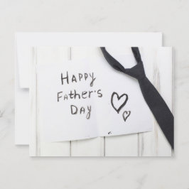Der glückliche Vatertag Postkarte