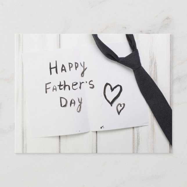 Der glückliche Vatertag Postkarte (Vorderseite)
