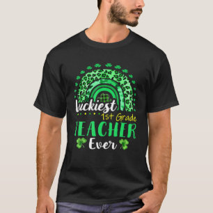 Der glücklichste 1. Klasse Lehrer je St Patrick's T-Shirt