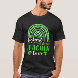 Der glücklichste 1. Klasse Lehrer je St Patrick's  T-Shirt