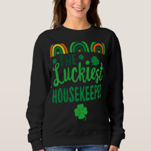 Der glücklichste Housekeeper St. Patrick's Day Luc Sweatshirt