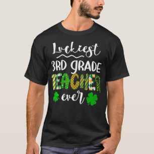 Der glücklichste Lehrer der 3. Klasse je Irish Sai T-Shirt