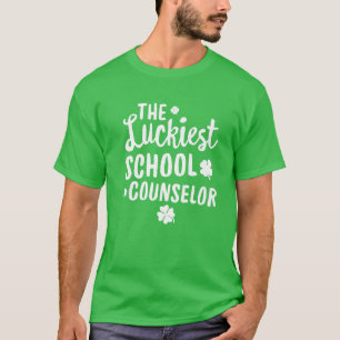 Der glücklichste Schulberater St. Patrick's Day Lu T-Shirt