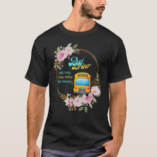 Der glücklichste Schulbus früh aufsteigt immer läc T-Shirt