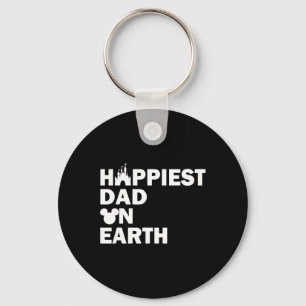 Der glücklichste Vater auf der Erde Funny Papa Dad Schlüsselanhänger
