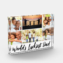 Der glücklichste Vater der Welt FotoCollage Modern