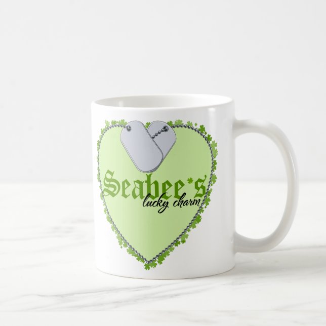 Der Glücksbringer des Seabees Kaffeetasse (Rechts)