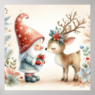 Der Gnome und das Rentier Poster