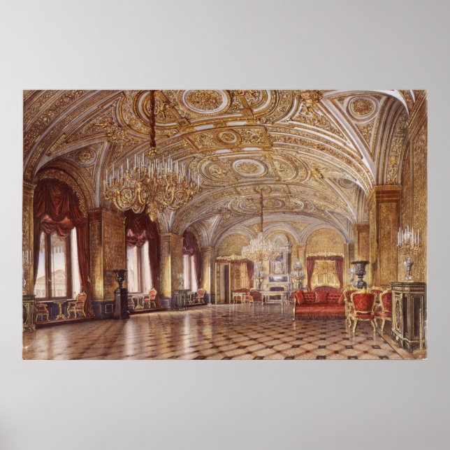 Der Gold Zeichnend Saal Poster (Vorne)