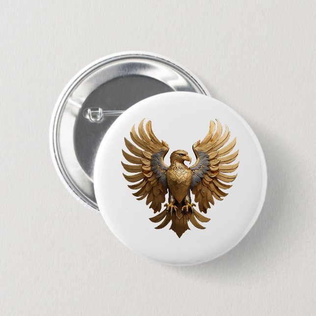 Der Goldadler Button (Vorne & Hinten)