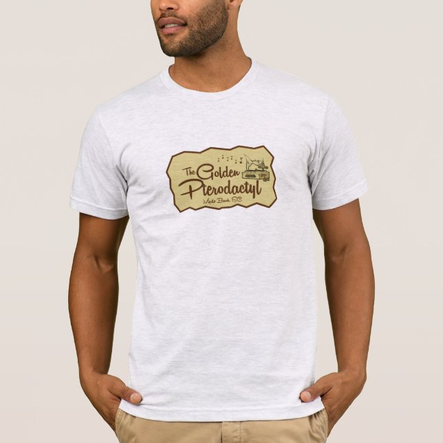 Der Golden Pterodactyl Tiki Bar Myrtle Beach T-Shirt (Vorderseite)