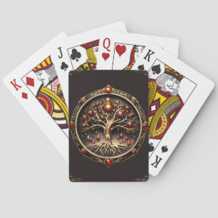 Der goldene Baum des Lebens der Mystik Spielkarten