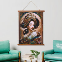 Der Goldene Drache Geisha Girl Kunst von Xzendor7