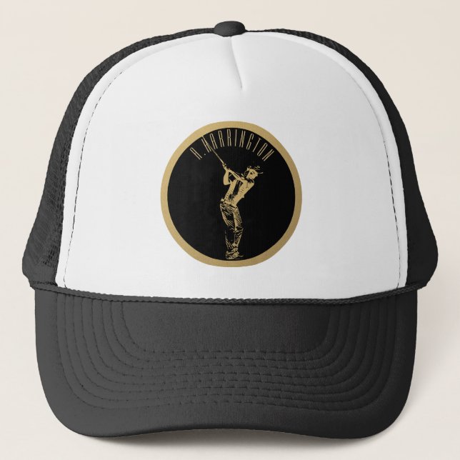 Der goldene Golfer Truckerkappe (Vorderseite)