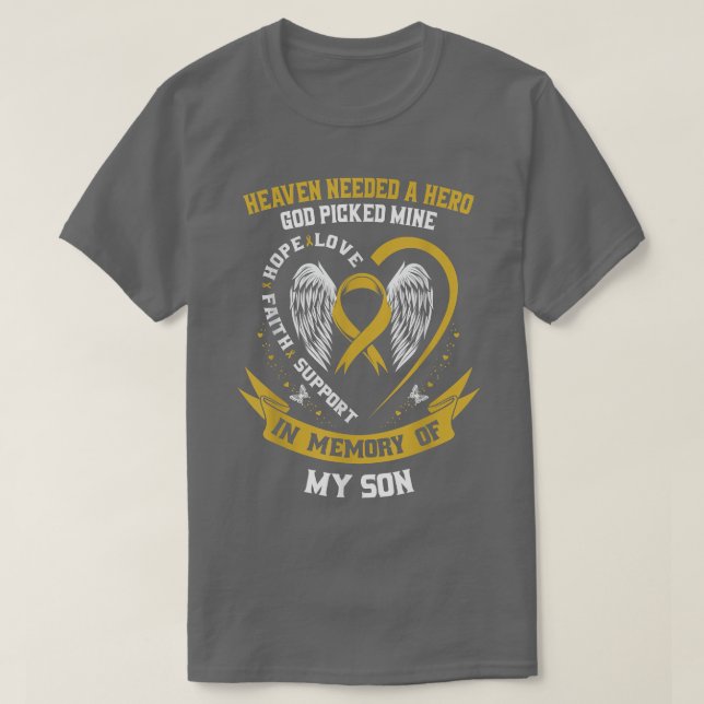 Der Goldene Himmel brauchte einen Helden Gott, der T-Shirt (Design vorne)