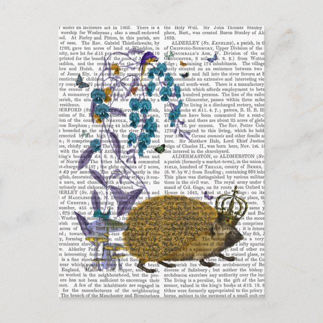 Der goldene Igel Postkarte (Vorderseite)