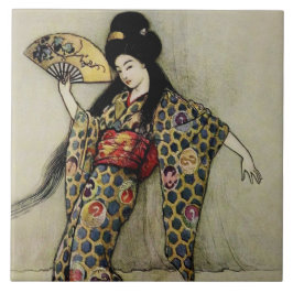 „Der goldene Kamm“ von Warwick Goble Fliese