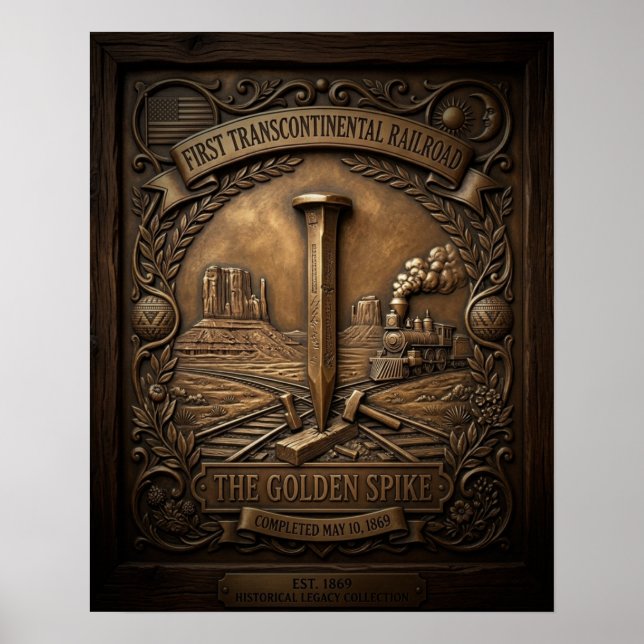 Der Goldene Nagel Poster (Vorne)