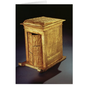 Der goldene Schrein Tutankhamun neuen Königreiche