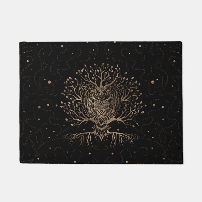 Der goldene Schüssel-Baum Fußmatte (Vorderseite)