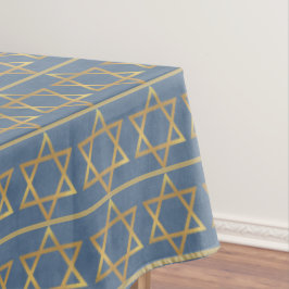 Der goldene Star von David Pattern auf Blue Tischdecke
