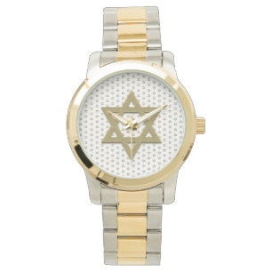 Der goldene Star von David Seamless Armbanduhr