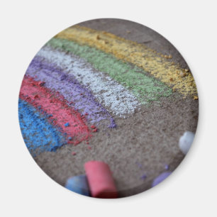 Der Goldschatz am Ende des Regenbogens, Kreide Magnet