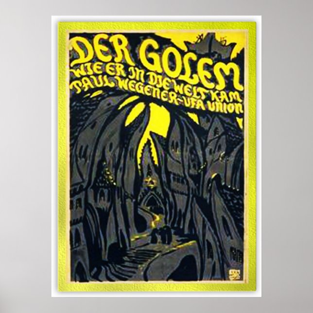 Der Golem, wie er in die Welt kam Poster (Vorne)