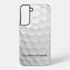 Der Golf Ball verringert den Personalisierten Text Samsung Galaxy Hülle