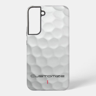 Der Golf Ball verringert den Personalisierten Text Samsung Galaxy Hülle