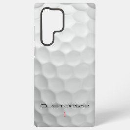 Der Golf Ball verringert den Personalisierten Text Samsung Galaxy Hülle