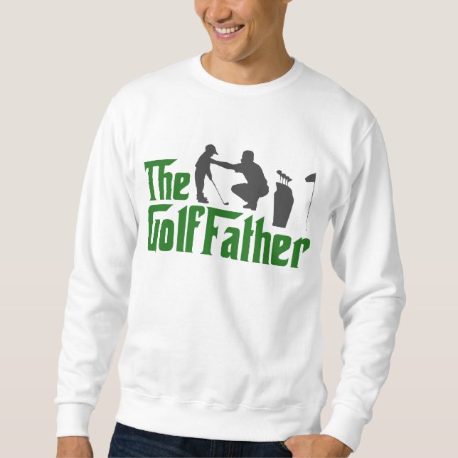 Der Golf Pater Funny Golfing Vater GrandPa Sweatshirt (Vorderseite)