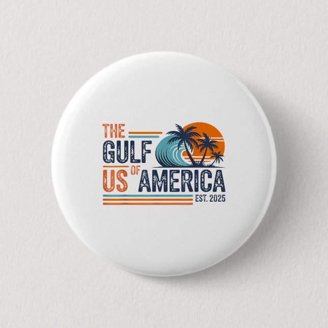 Der Golf von Amerika Design - Golf von Amerika Button (Vorderseite)