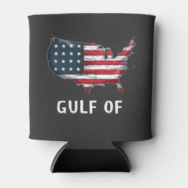 Der Golf von Amerika Funny Trump East Cost Mexiko Dosenkühler (Vorderseite)