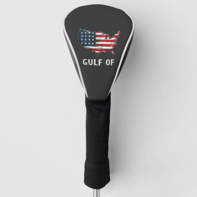 Der Golf von Amerika Funny Trump East Cost Mexiko Golf Headcover (Vorderseite)