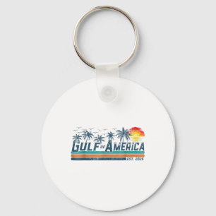 Der Golf von Amerika im Retro-Golf für Mexiko im J Schlüsselanhänger