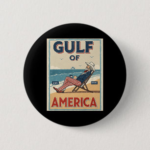 Der Golf von Amerika östlich. 2025 Uncle Sam Patri Button