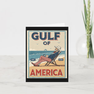Der Golf von Amerika östlich. 2025 Uncle Sam Patri Karte