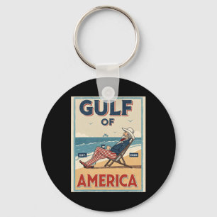 Der Golf von Amerika östlich. 2025 Uncle Sam Patri Schlüsselanhänger