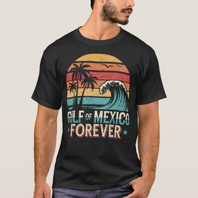 Der Golf von Mexiko für immer surfen T-Shirt (Vorderseite)